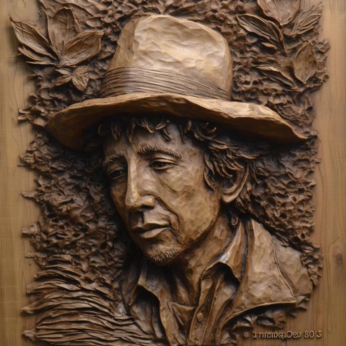 Famous (Bob Dylan 4, 3DFMS_7807) 3D models for cnc